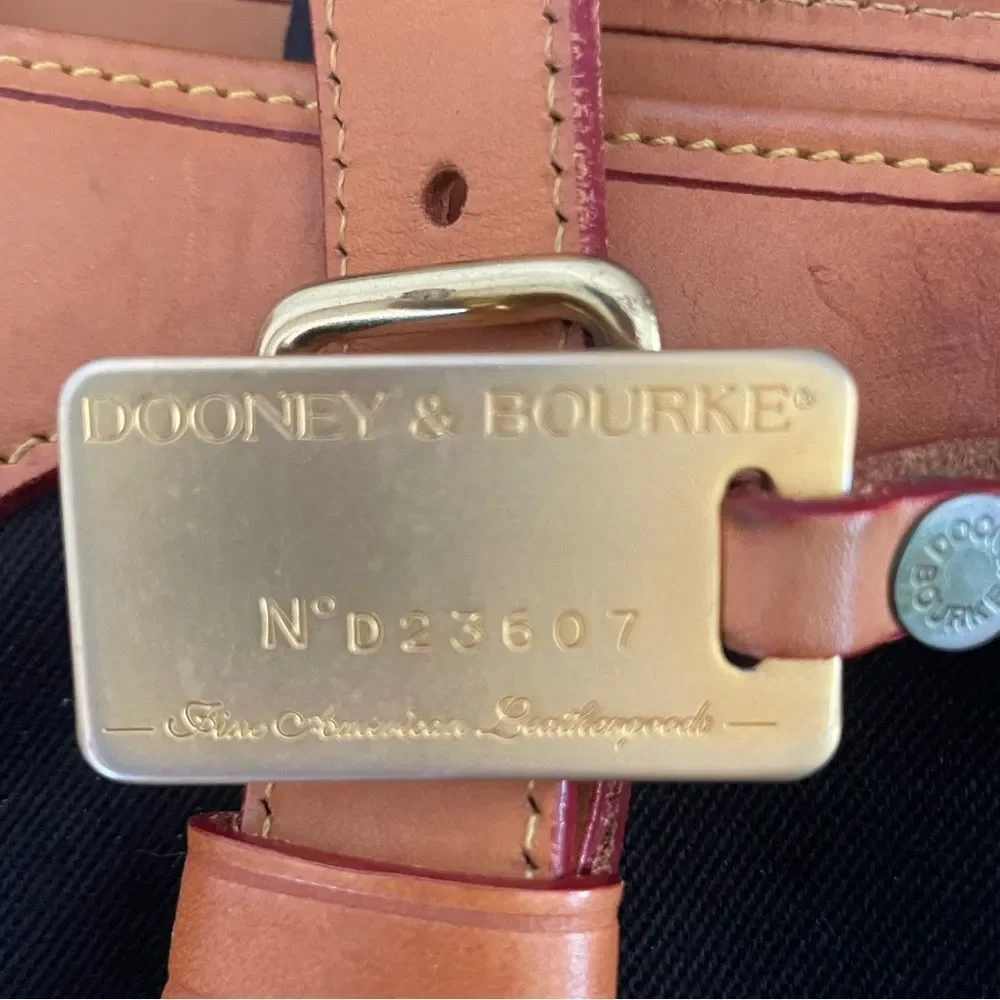 Dooney & Bourke Cabriolet Canvas and Leather Bucket Bag Vintage
